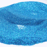 Fine blue glitter