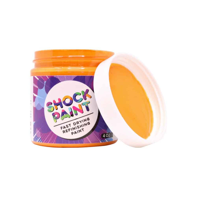 4oz jar of orange slice pop of color shock paint
