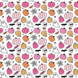 pink halloween vinyl sheet with pumpkins