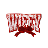"Wifey" Red Chenille Patch