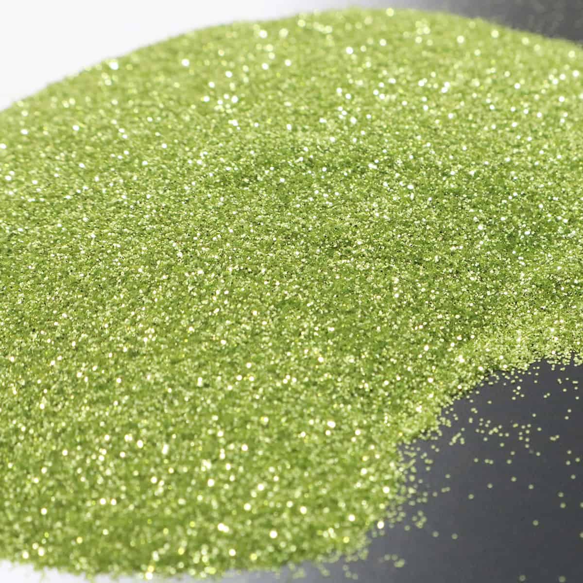 Fine green glitter