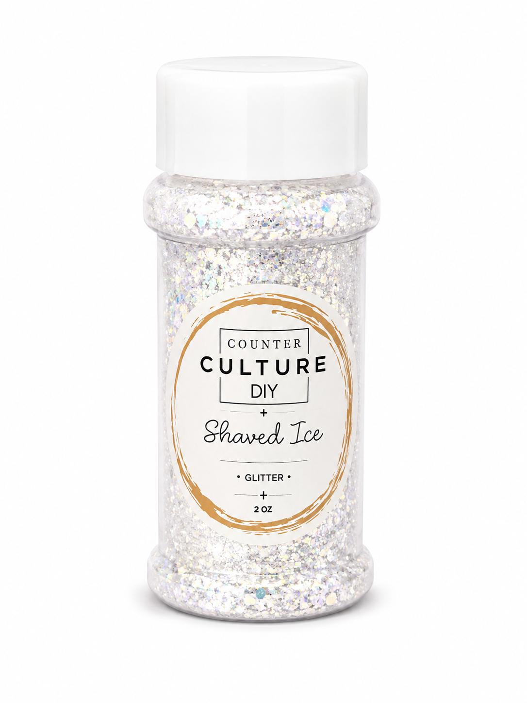 Shaved Ice Medium Glitter: 2 oz Jar