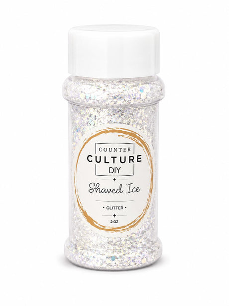 Shaved Ice Medium Glitter: 2 oz Jar