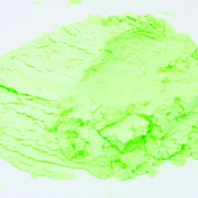 Light green mica pigment powder