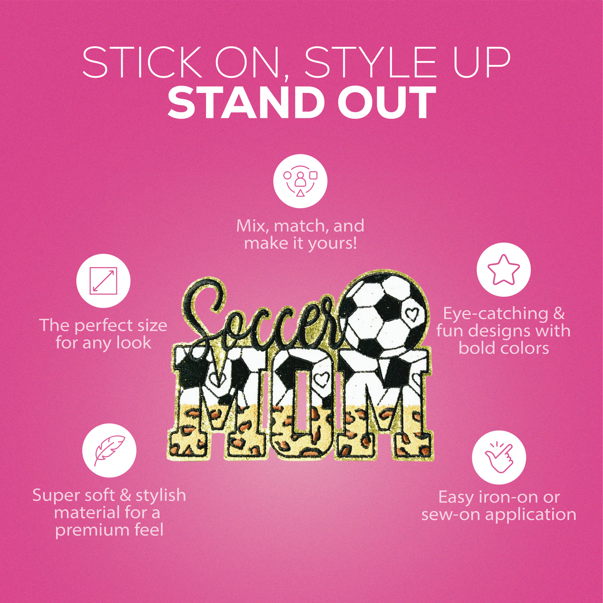 Soccer MOM Patch