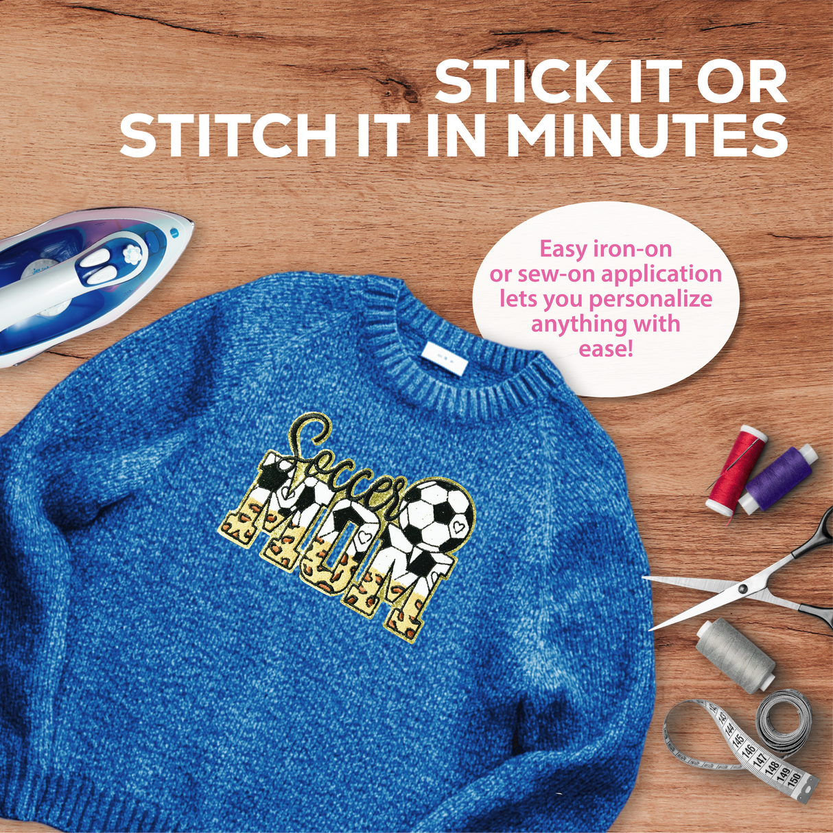 Soccer MOM Patch