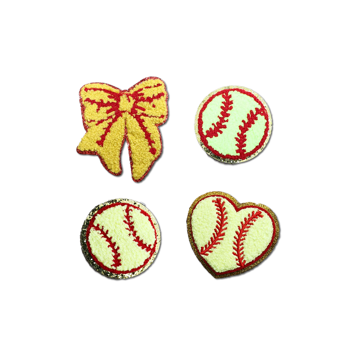 Hat Patches: Softball (set of 4)