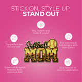"Softball Mom" Chenille Patch