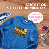 "Softball Mom" Chenille Patch