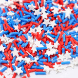 Red white and blue sprinkles