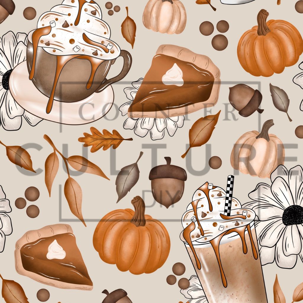 Pumpkin Spice Latte - Printed Vinyl