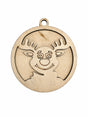 Reindeer Paintable Christmas Ornament Blank - Counter Culture DIY product image 1
