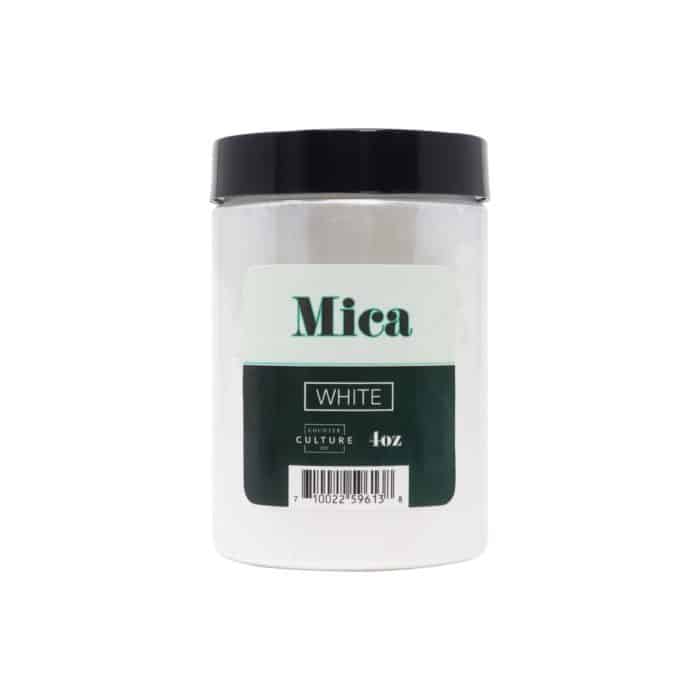White- 4oz Mica Jar