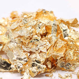 Gold foil glitter flakes