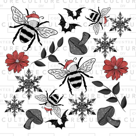 Be Merry UV DTF - Counter Culture DIY