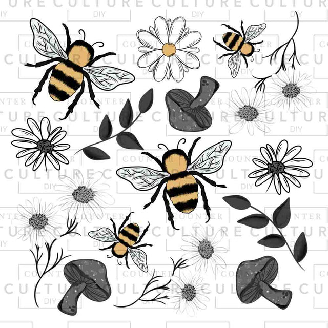 Bees and Things UV DTF - Counter Culture DIY