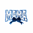 Blue "MAMA" Chenille Patch - Counter Culture DIY