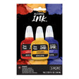 Brea Reese Alcohol Ink 3 Pack - Cadmium Red, Cadmium Yellow, Ultramarine Blue - Counter Culture DIY