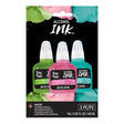 Brea Reese Alcohol Ink 3 Pack - Kelly Green, Rose, Ocean Green - Counter Culture DIY