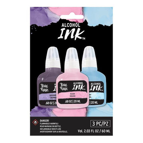 Brea Reese Alcohol Ink 3 Pack - Lavender, Blush, Sky - Counter Culture DIY