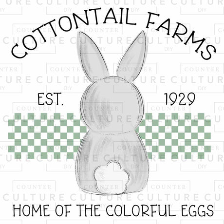 Cottontail Farms DTF Transfer - Counter Culture DIY