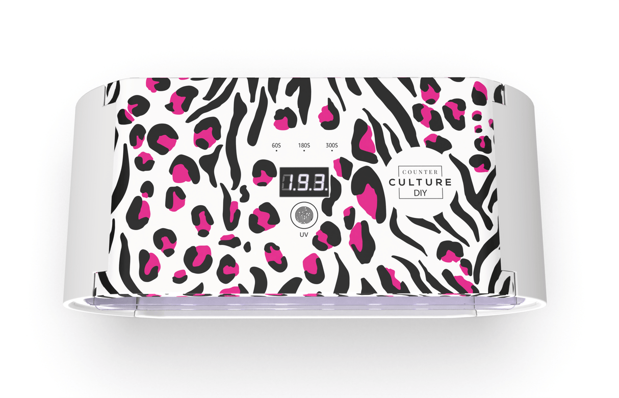 Counter Culture DIY 48W Foldable UV Lamp for Resin & Crafts | 360° Dual - Sided Curing Lamp with Timer Settings & USB - C Cord - Counter Culture DIY