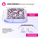 Counter Culture DIY 48W Foldable UV Lamp for Resin & Crafts | 360° Dual - Sided Curing Lamp with Timer Settings & USB - C Cord - Counter Culture DIY