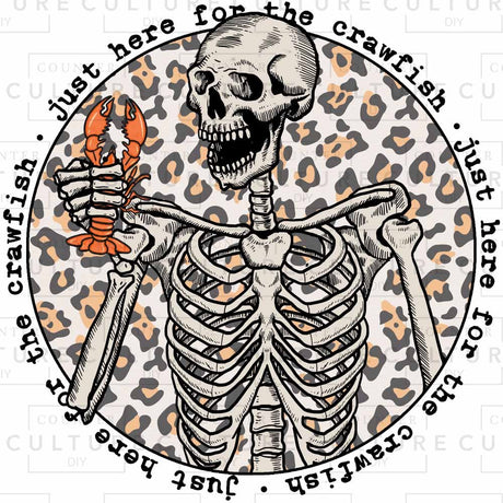 Crawfish Leopard DTF Transfer - Counter Culture DIY