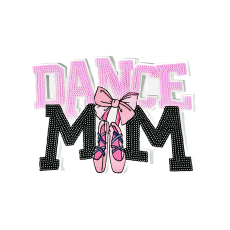 Dance Mom Sequin Embroidered Patch - Counter Culture DIY