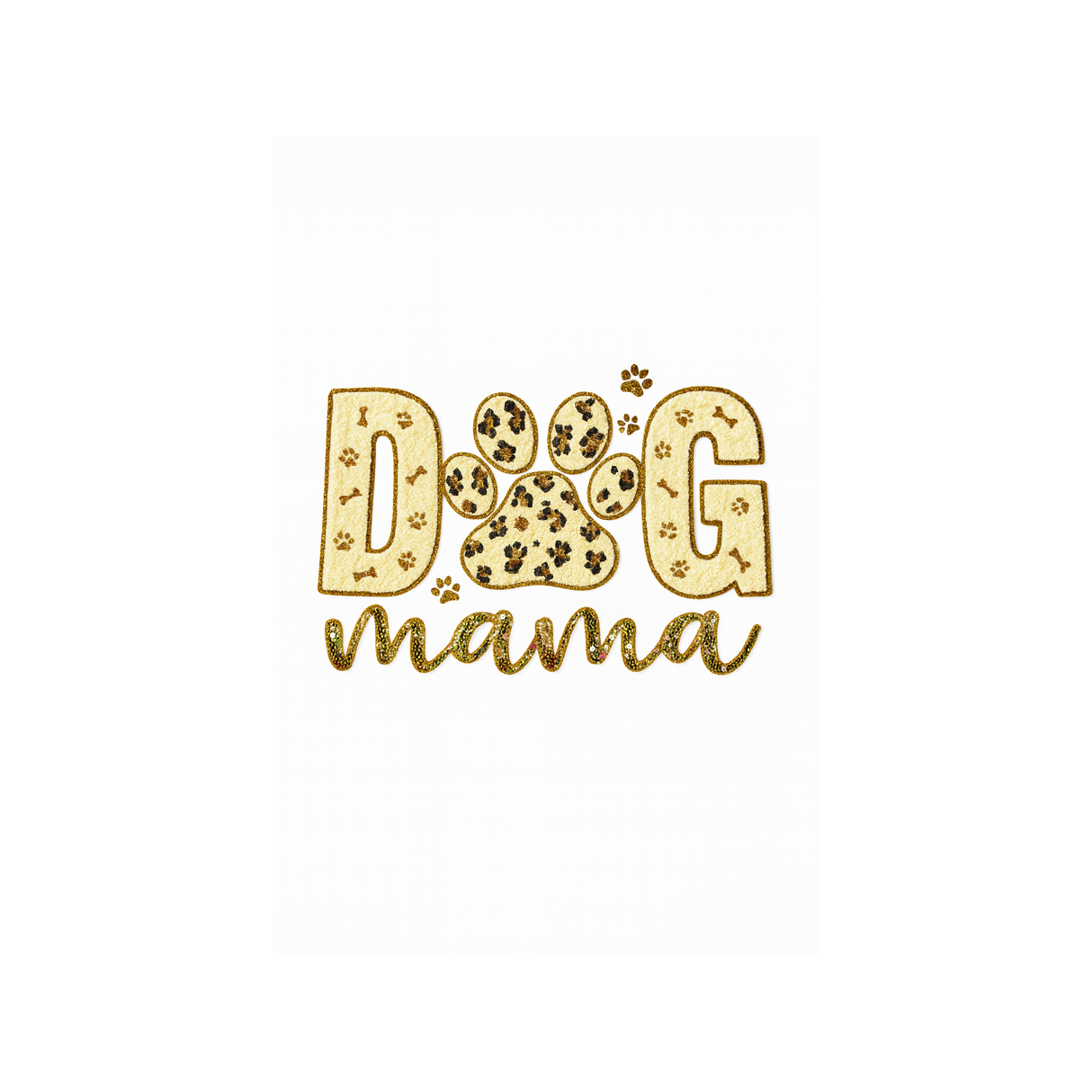 Dog Mama Chenille Patch