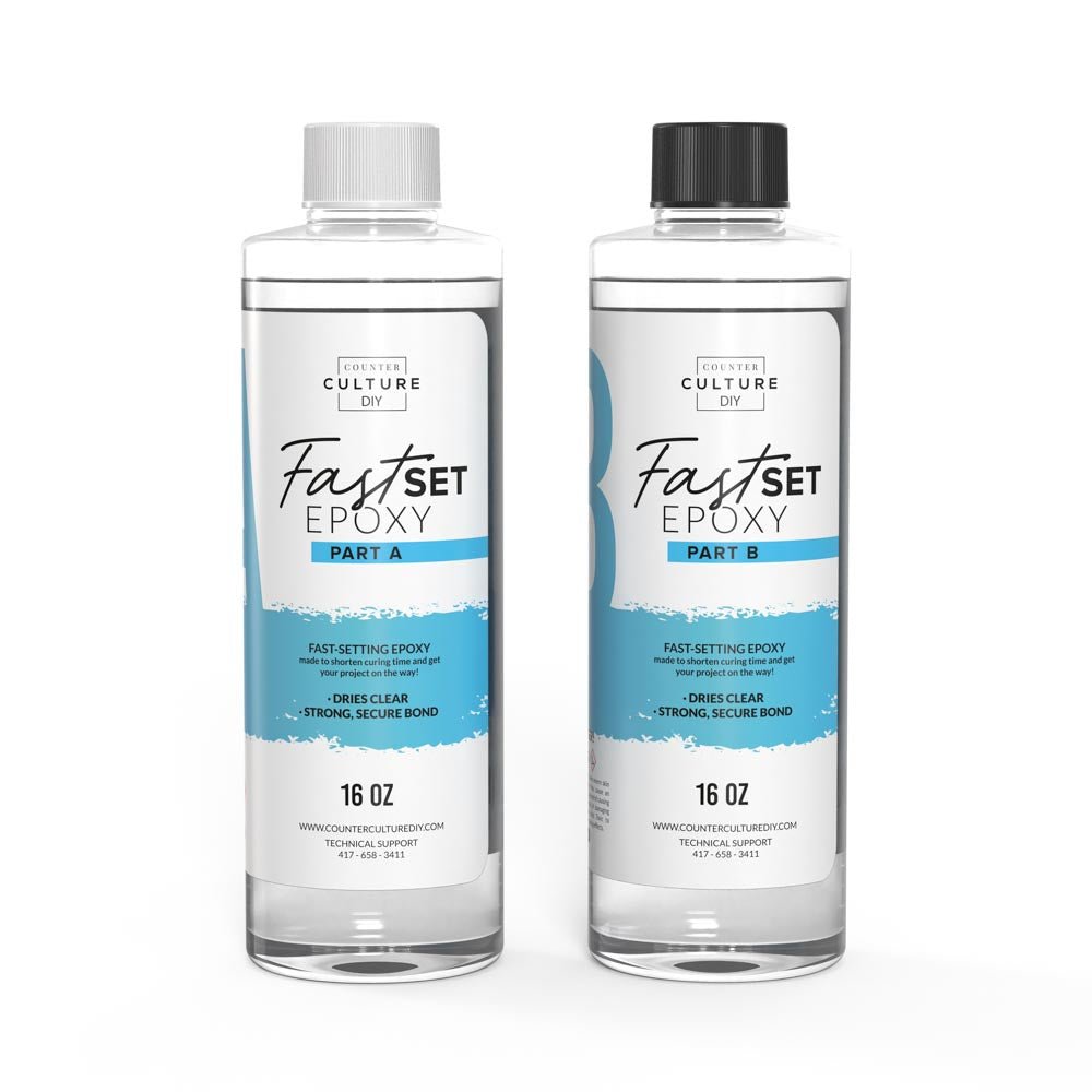 Fast Set Epoxy - High Gloss Finish - Counter Culture DIY