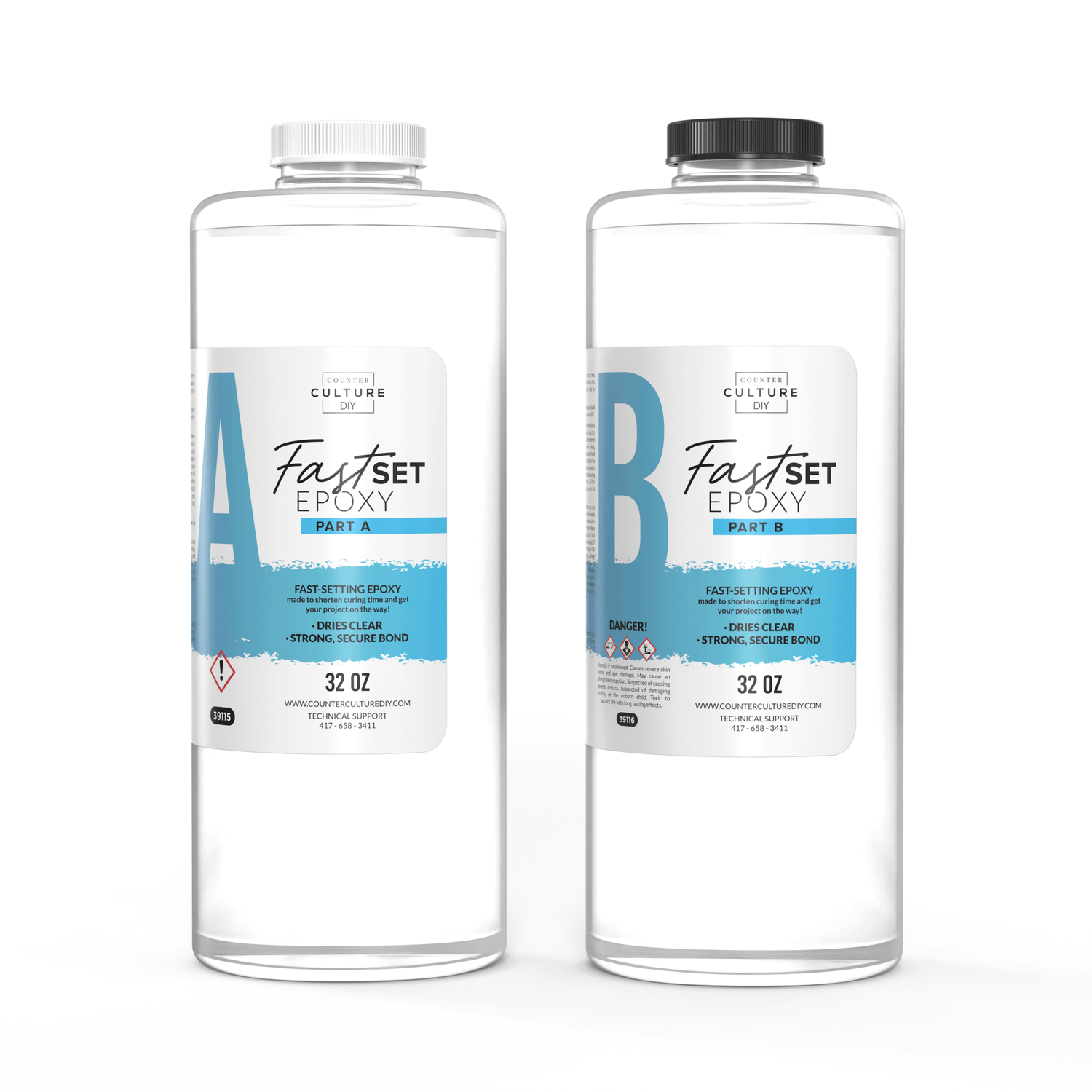Fast Set Epoxy Resin – Quick Cure, High Gloss Finish – Counter Culture DIY