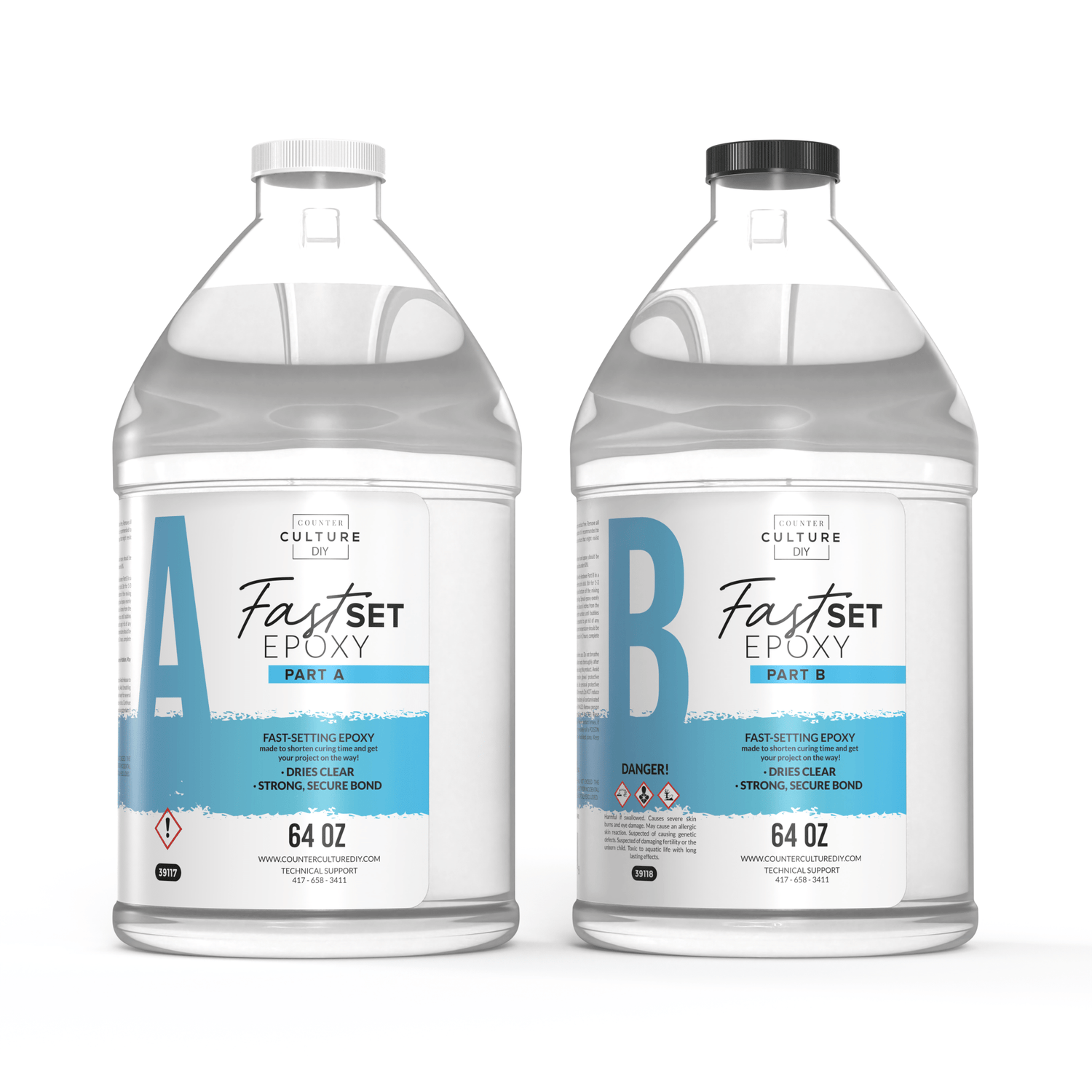 Fast Set Epoxy Resin – Quick Cure, High Gloss Finish – Counter Culture DIY