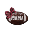 Football "Mama" Pink bow - Counter Culture DIY