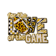 "for the LOVE of the Game" football theme Patch - Counter Culture DIY