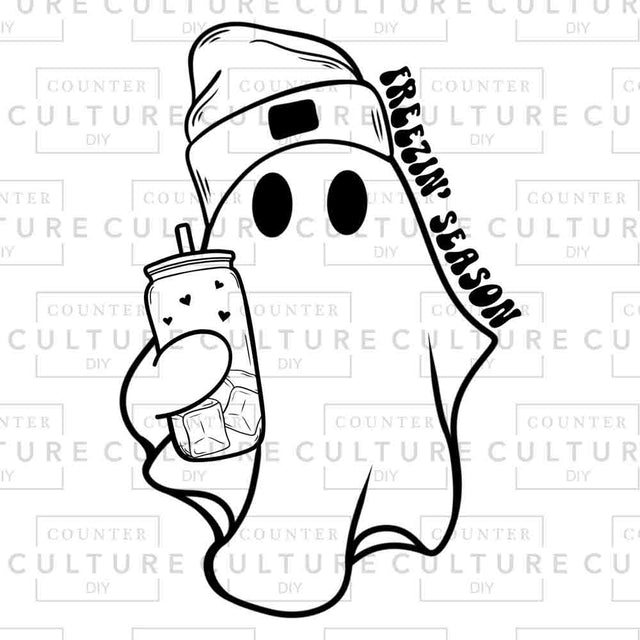 Freezin Ghosty UV DTF - Counter Culture DIY