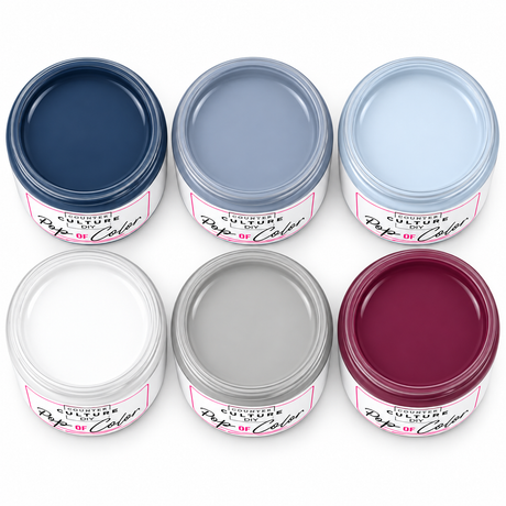 Frozen Acrylic Chalk-Like Paint Bundle - 6 Colors lifestyle image