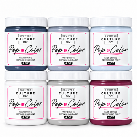 Frozen Acrylic Chalk-Like Paint Bundle - 6 Colors lifestyle image