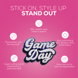 Game Day Blue Chenille Patch - Counter Culture DIY