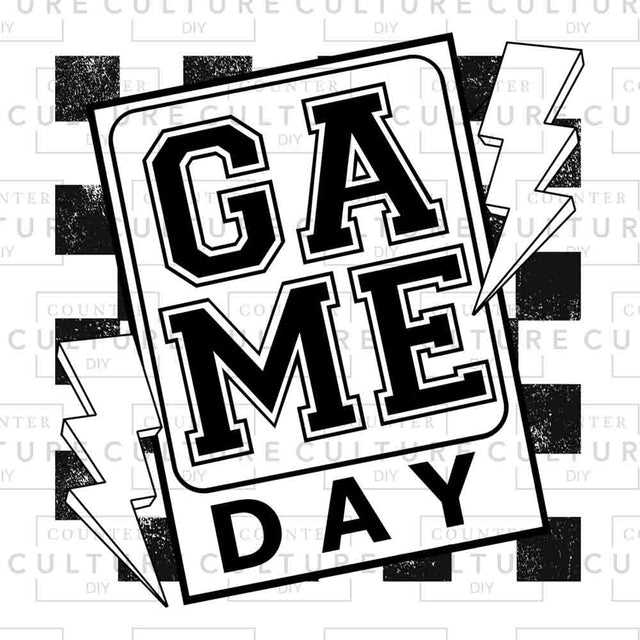 Game Day UV DTF 4 - Counter Culture DIY