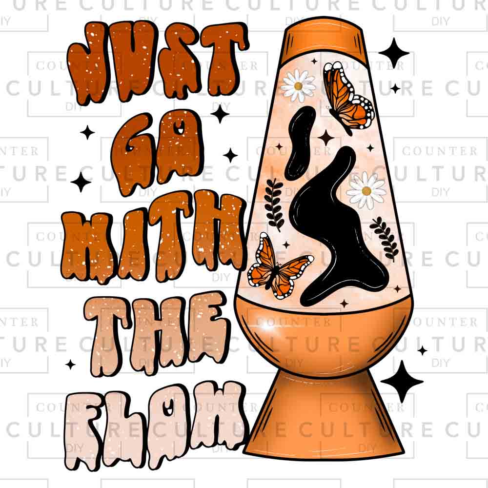 Go With The flow UV DTF - Counter Culture DIY