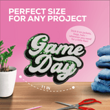 Green "Game Day" Chenille Patch - Counter Culture DIY