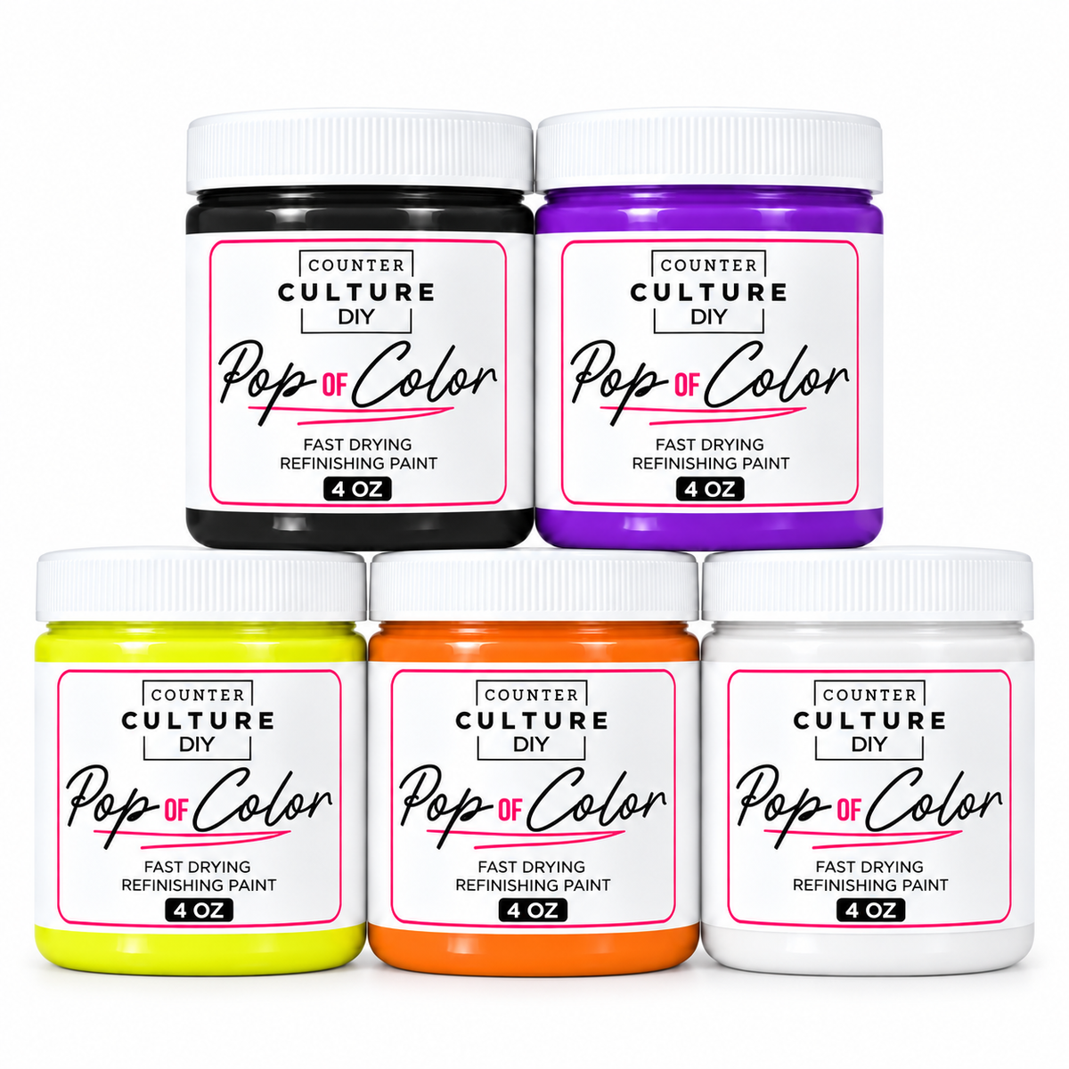 Halloween Acrylic Chalk-Like Paint Bundle - 5 Colors lifestyle image
