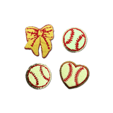 Hat Patches: Softball (set of 4) - Counter Culture DIY