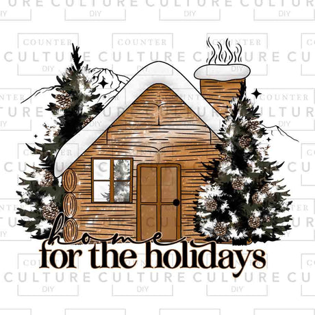Home For The Holidays UV DTF - Counter Culture DIY