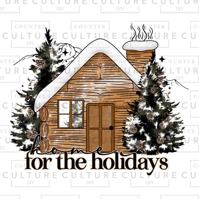 Home For The Holidays UV DTF - Counter Culture DIY