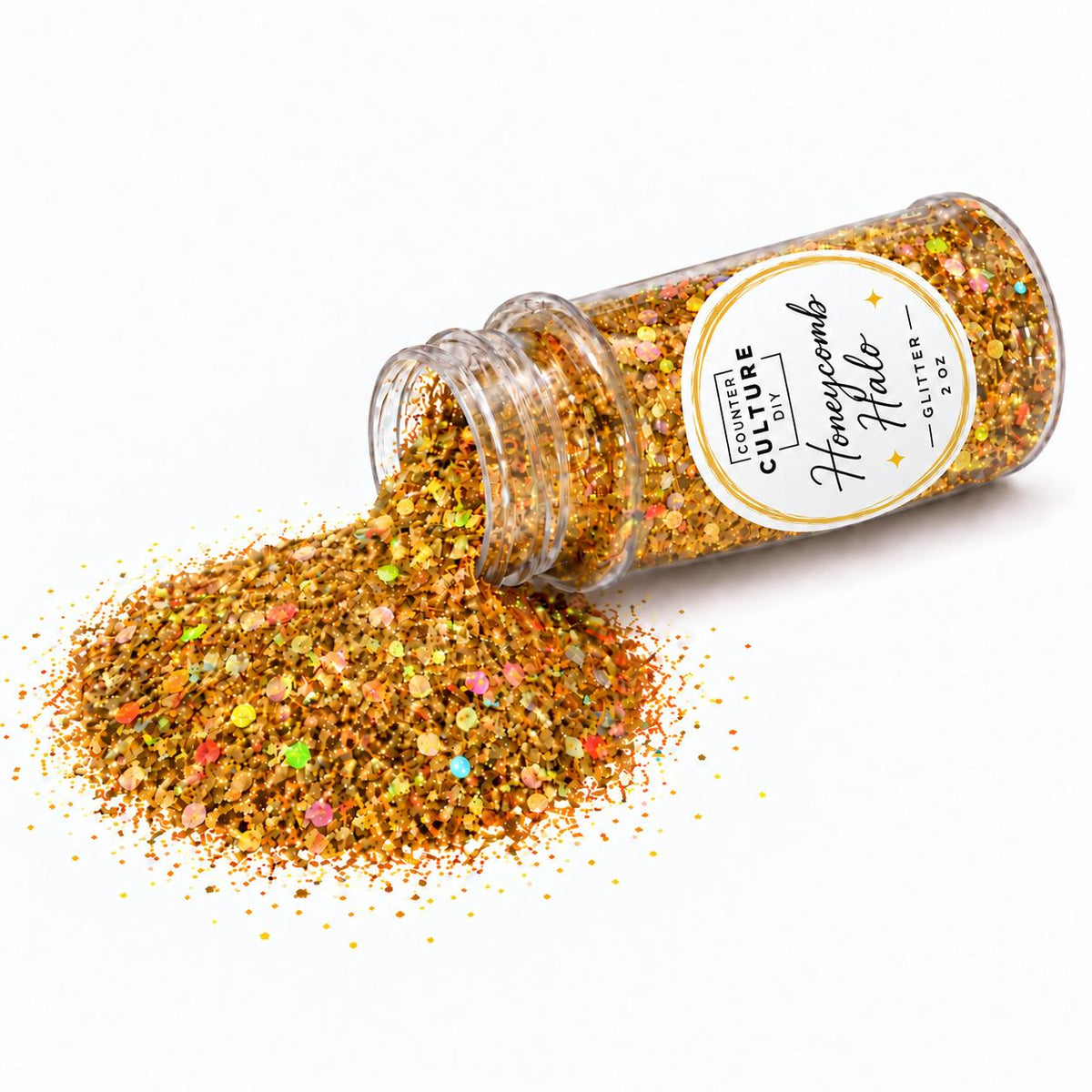 Honeycomb Halo Bottled Glitter 2 oz