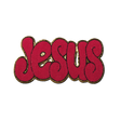 "Jesus" in Pink Patch - Counter Culture DIY