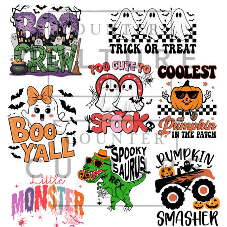 Kids' Halloween DTF Gang Sheet - Counter Culture DIY