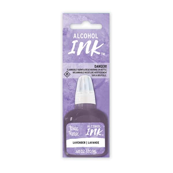 Light purple alcohol ink